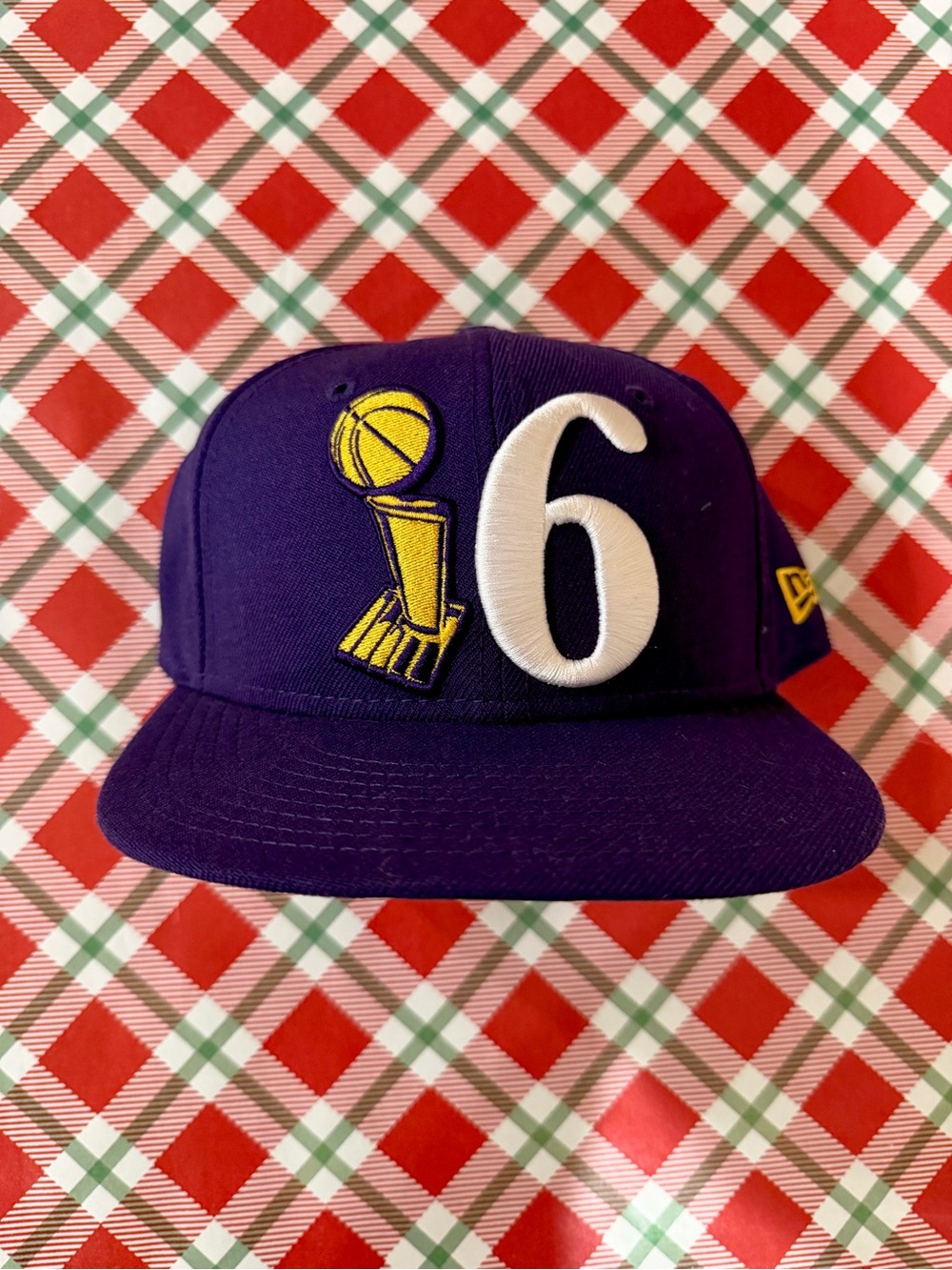 New Era Lakers Purple Hat 16 Championships